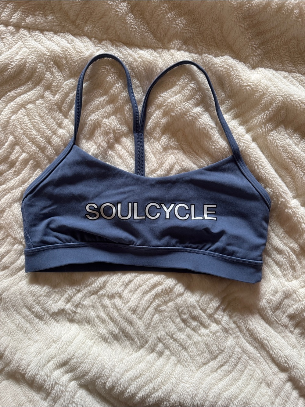 Lululemon Flow Y Bra vs Soulcycle collab. Size 8